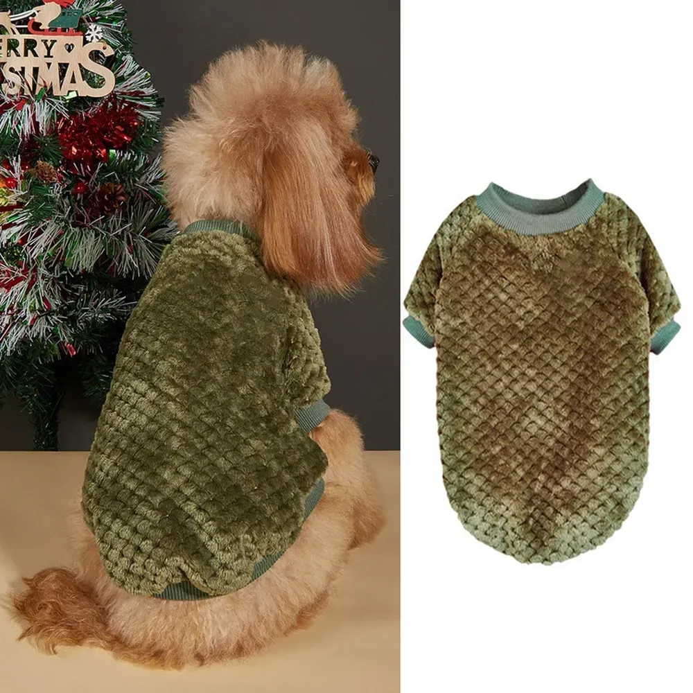 Warm Soft Coral Fleece Pet Clothes