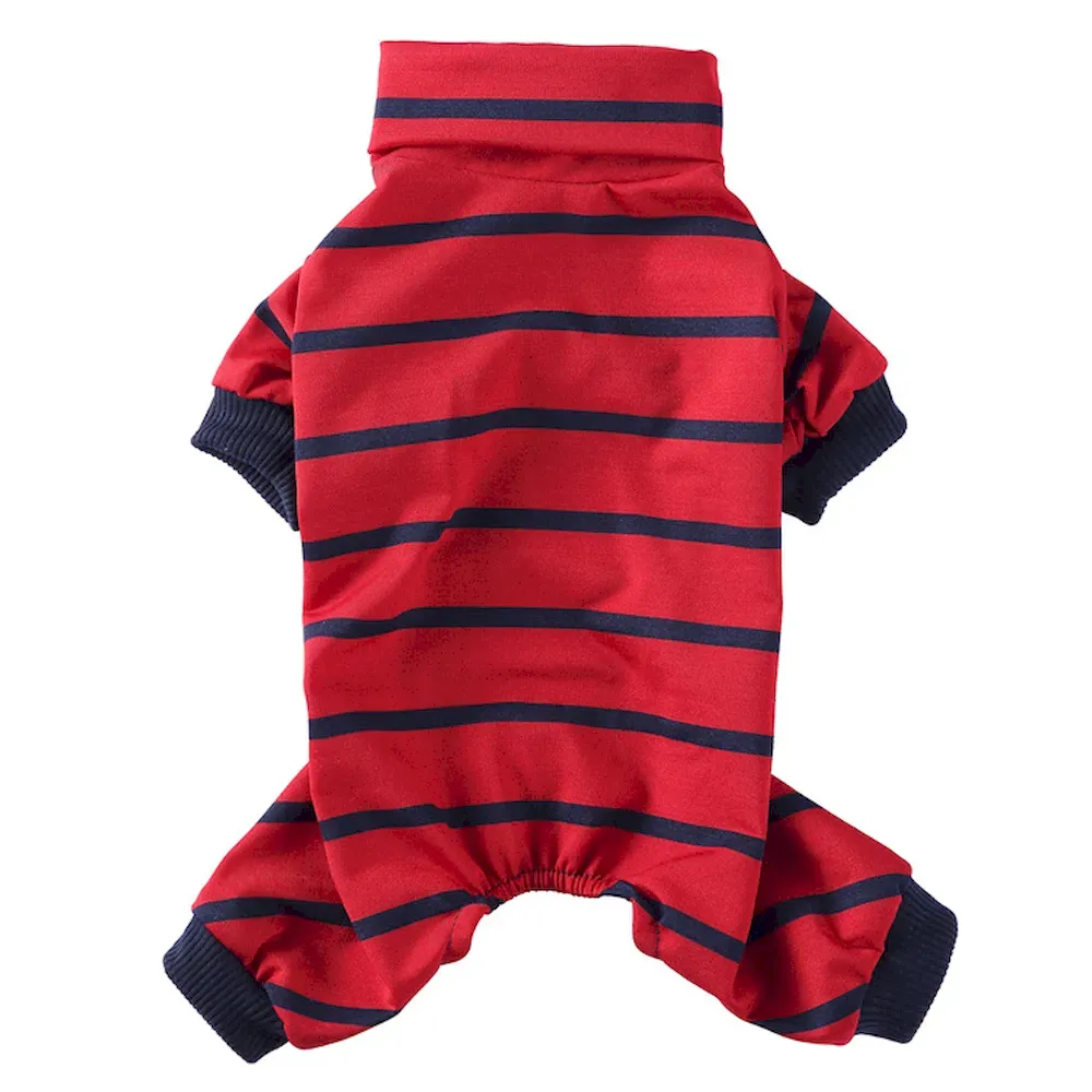 Striped dog clothes for pet