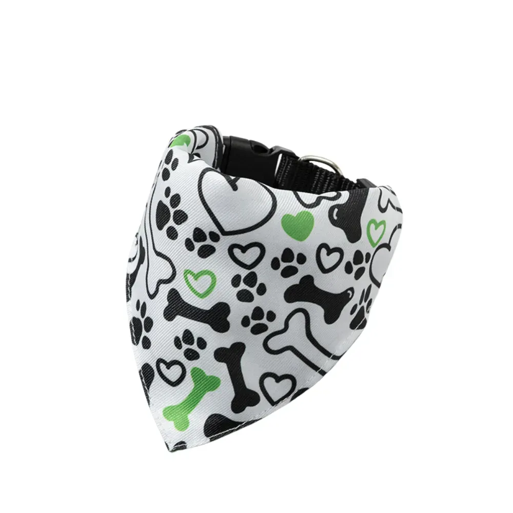 bandanas for dogs (2) Fashionable Design: Featuring a trendy print design, this pet bandana adds a stylish touch to any dog’s wardrobe. It’s the perfect accessory for pet owners looking to elevate their dog’s outfit.