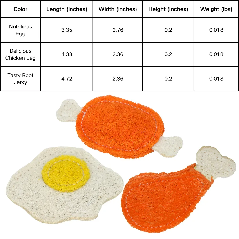 Made from natural loofah and safe edible dyes, this teething toy helps cats maintain healthy teeth while providing hours of self-play fun. It's perfect for alleviating boredom and stimulating natural behavior.