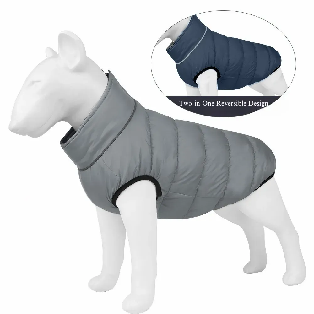 Warm Dog Jacket Grey
