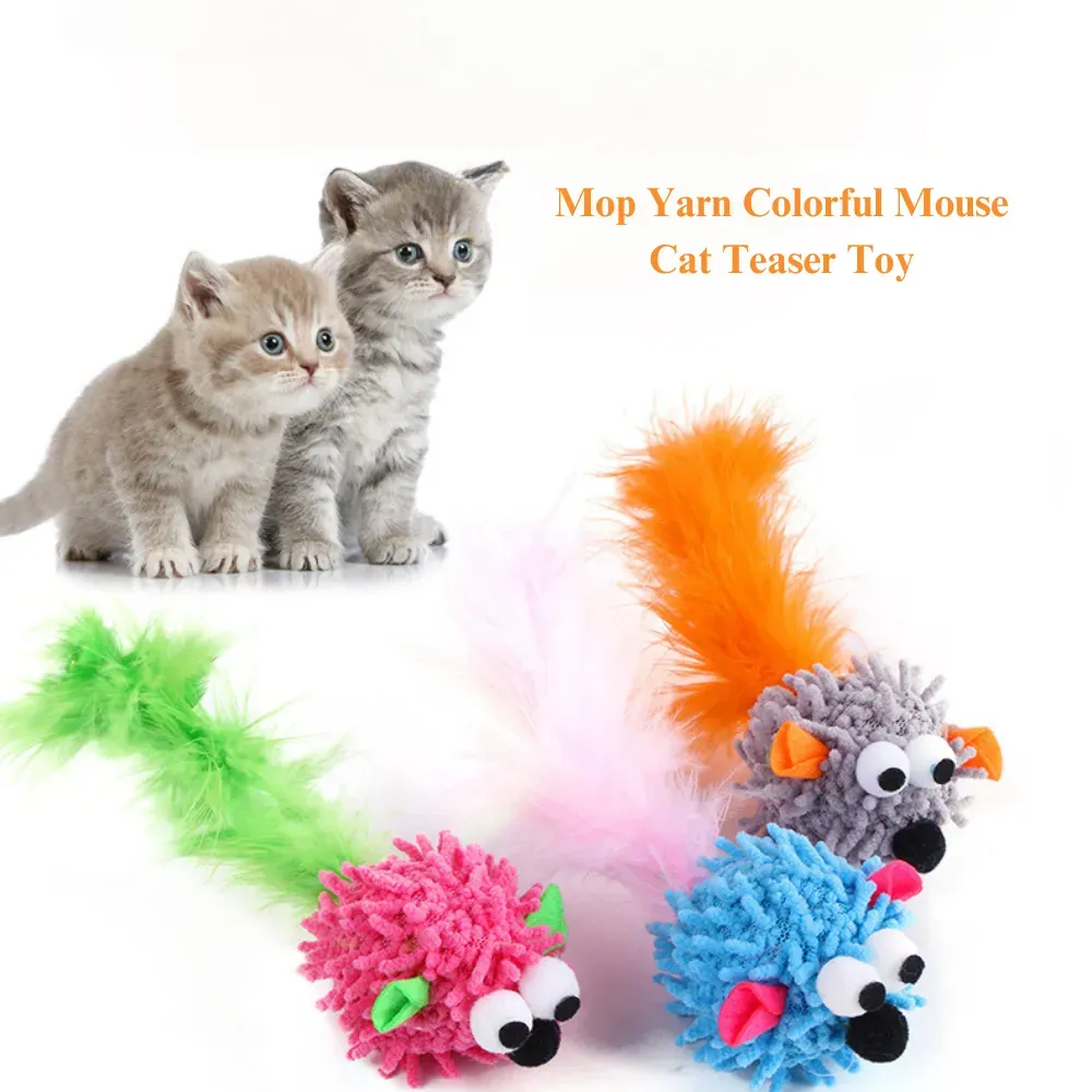 Bulk feather cat toy