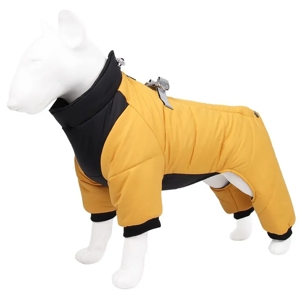 Yellow Waterproof Dog Jackets