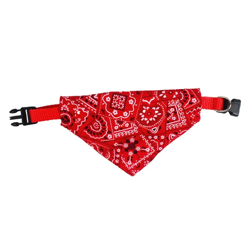 Printed Dog Bib Triangle Pet Bandana