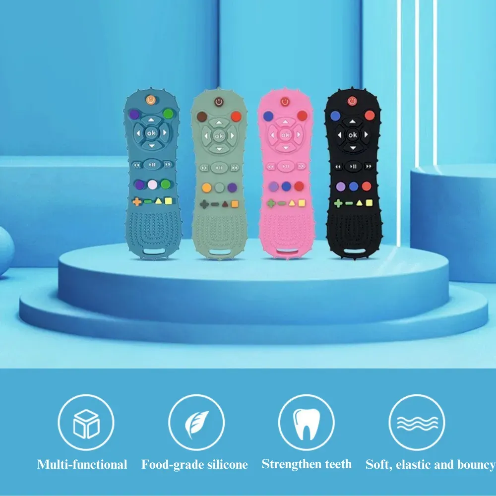 Remote control teething toy Silicone Dog Toy for Teething with Remote