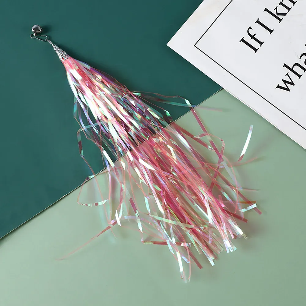 Colorful Tassels: Multiple vibrant tassels are handcrafted and attached to the toy to increase its visual appeal, encouraging active play and exercise.
