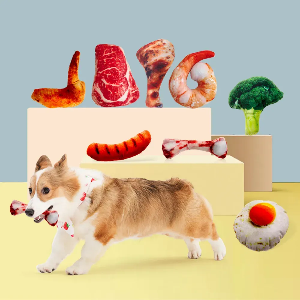 Soft dog toys Factory - Direct Dog Toy: Plush Chicken Drumstick with Sound