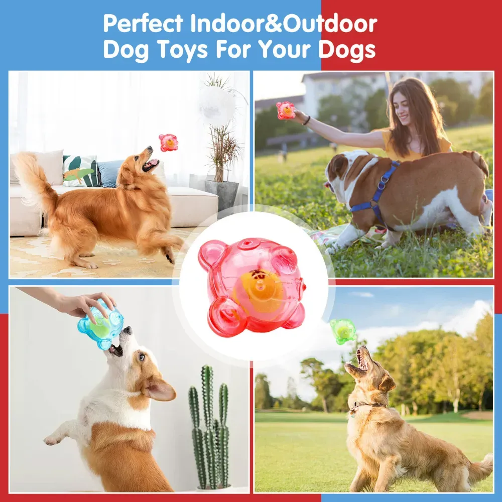 Interactive Squeaky Dog Toy for Large Dogs