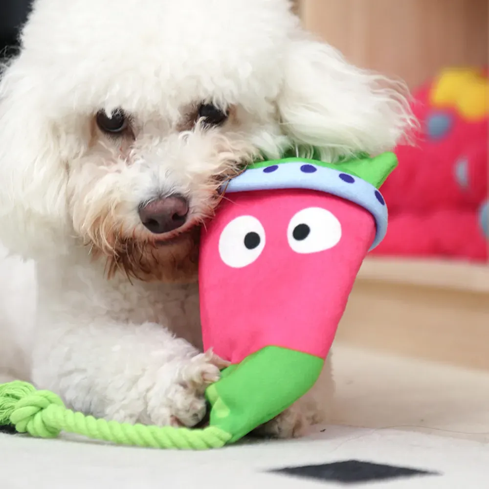 Cute Design: Featuring a fun, playful shape, this toy also adds an element of cuteness to your pet's toy collection, making it a delightful addition to any pet's accessories.