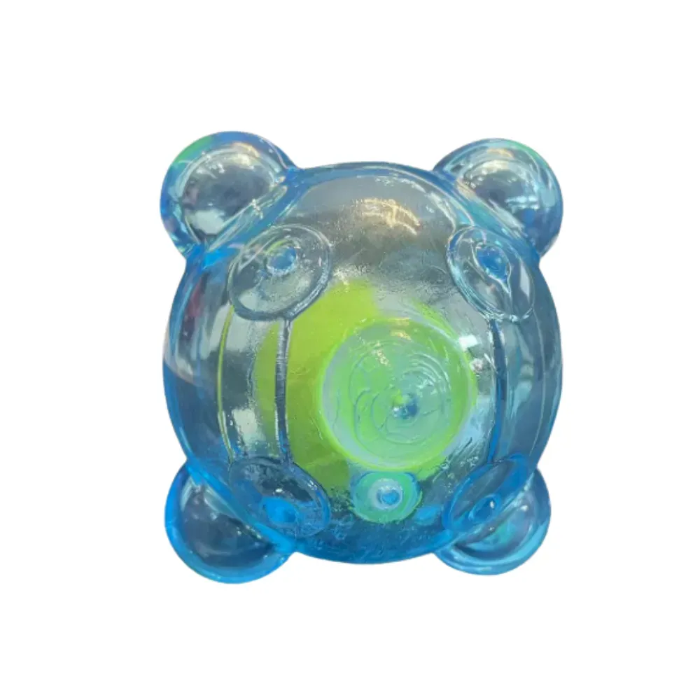 Safe Interactive Squeaky Dog Toy with Built - In Tennis Ball