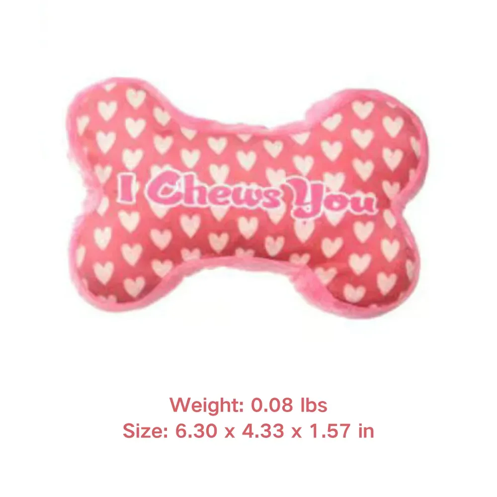 valentines day dog toys (7) Stress Relief: Perfect for relieving stress and anxiety, this plush toy serves as a fun distraction that helps prevent destructive behaviors like chewing on furniture or shoes.
