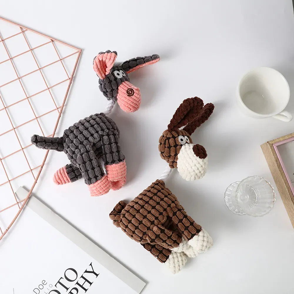 The durable cotton rope and plush material make this dog toy a long-lasting option for pet owners, ensuring it can withstand heavy chewing while offering a safe and enjoyable experience for pets.
