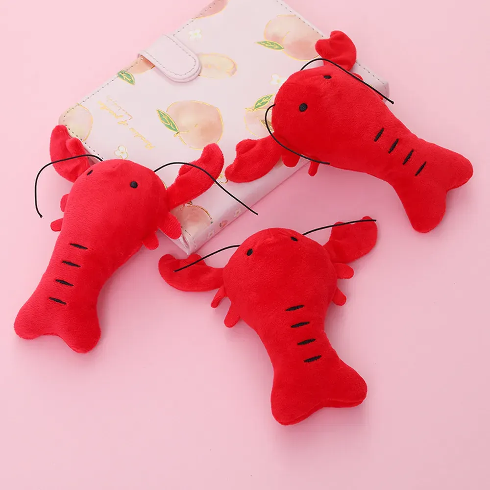 Featuring a fun lobster design, this toy is visually appealing and entertaining for pets. Pet retailers can market this toy as a must-have for dogs who love to chew and play with engaging, sensory-rich toys.