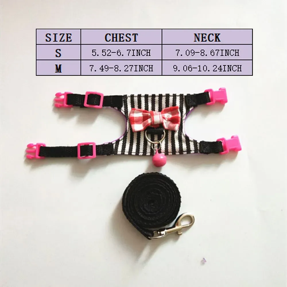 Hamster Harness Leash with Bell