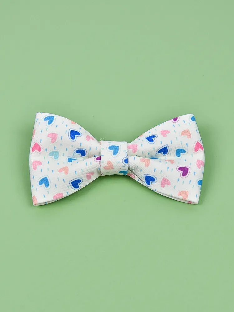pet bow tie (1)_1 Cute, double-sided summer bow tie with adjustable fit and playful prints, ideal for keeping pets stylish and comfortable in the warmer months.