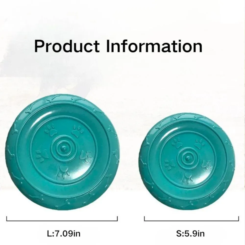 dog toy frisbee size