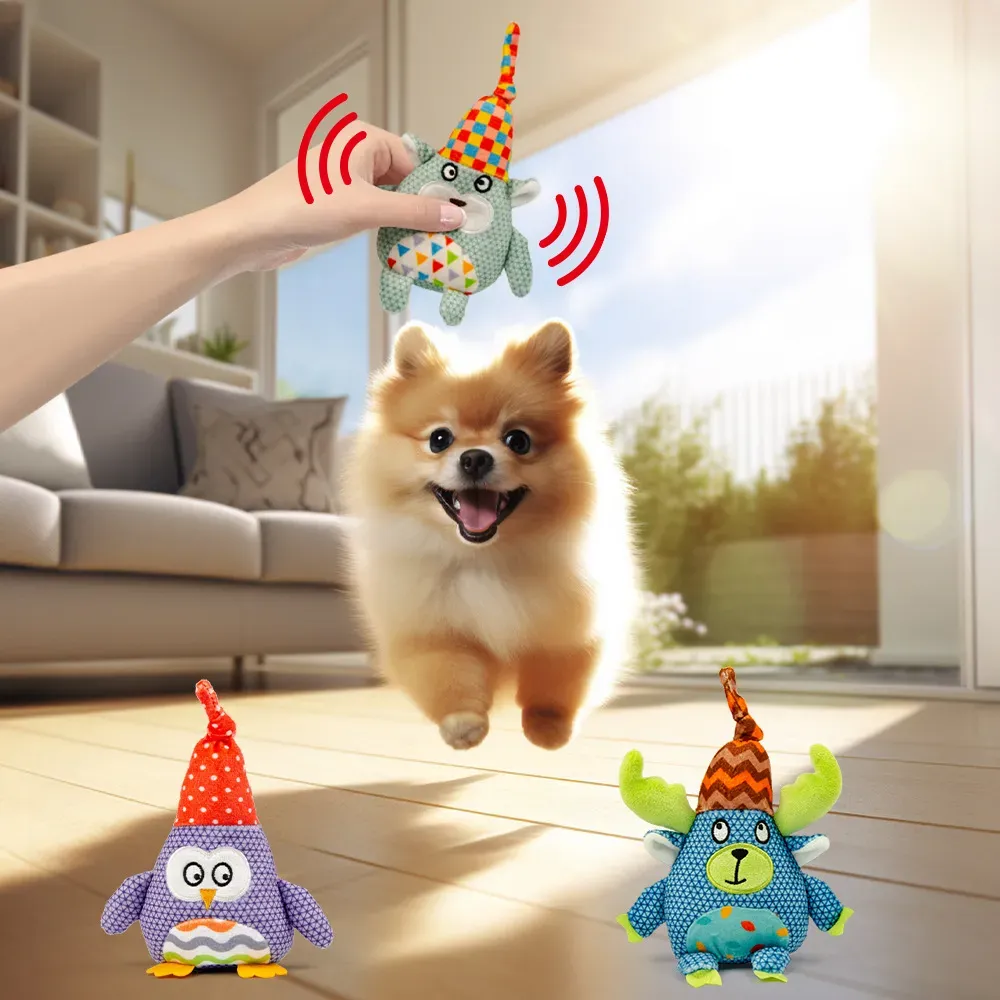 Designed to withstand chewing and biting, this squeaky toy is both durable and safe, providing peace of mind for pet retailers and owners who prioritize pet safety and longevity in toys.