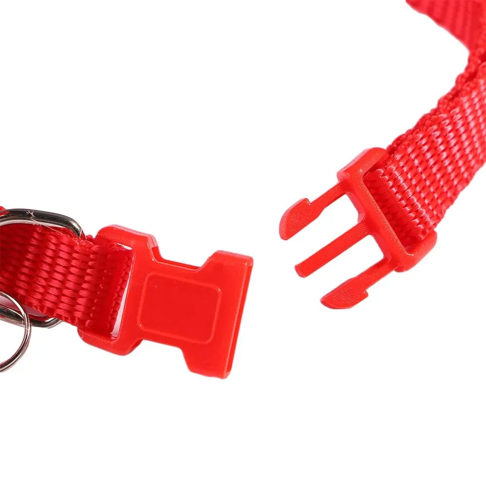 Cute Pet Safery Collar with Plaid Bow and Bell Details Cute Pet Safery Collar with Plaid Bow and Bell Adjustable