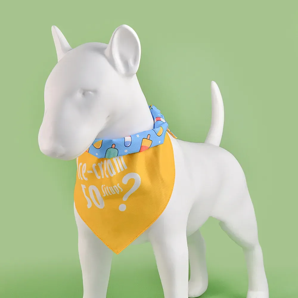 Designed with an adjustable tie closure, this bib offers a comfortable fit for both cats and dogs, ensuring ease of wear and a secure fit, making it an essential accessory for pet retailers catering to all pet sizes.
