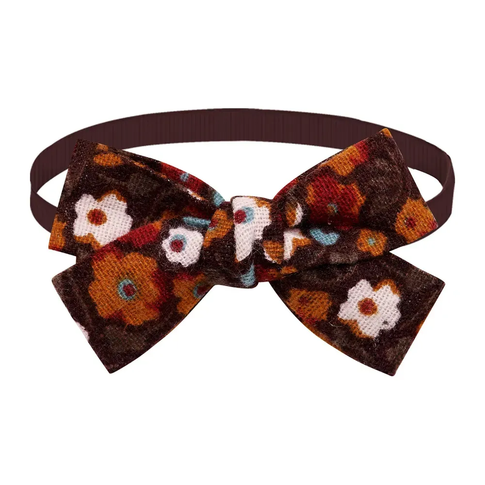 High-Quality Fabric: Made from premium, soft fabric, this bow tie is gentle on pets’ skin while providing a sleek, polished appearance. T