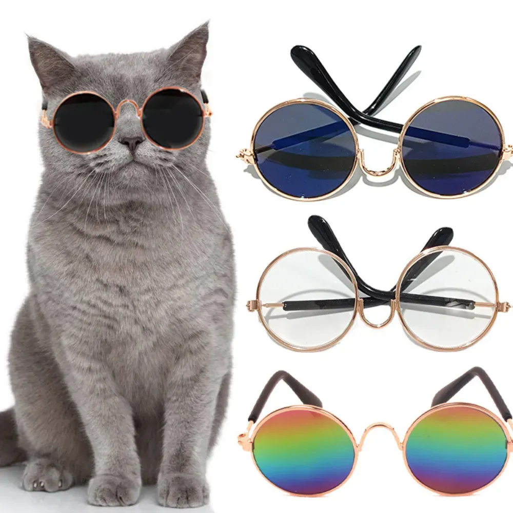 Pet Cute Cats Costumes Glasses