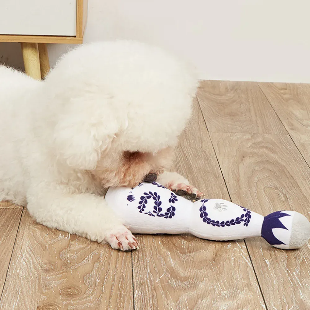 Plush bottle toy