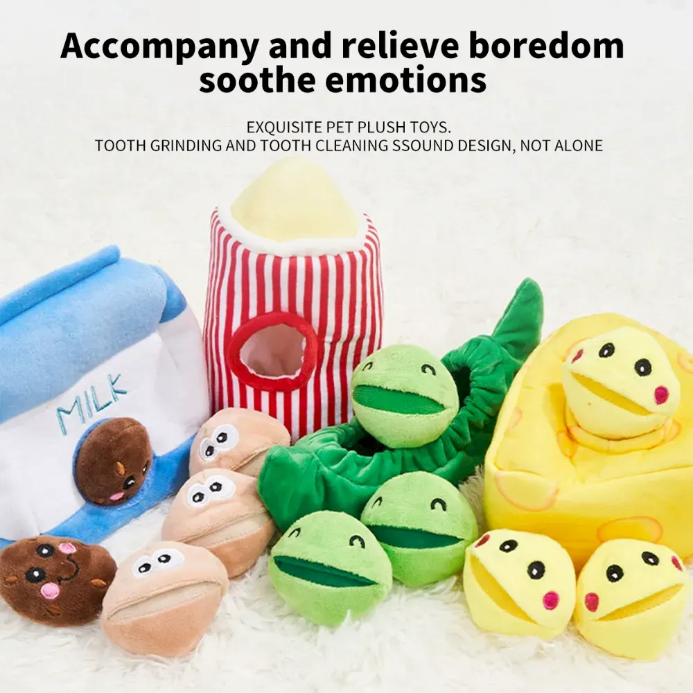 Plush dog toys