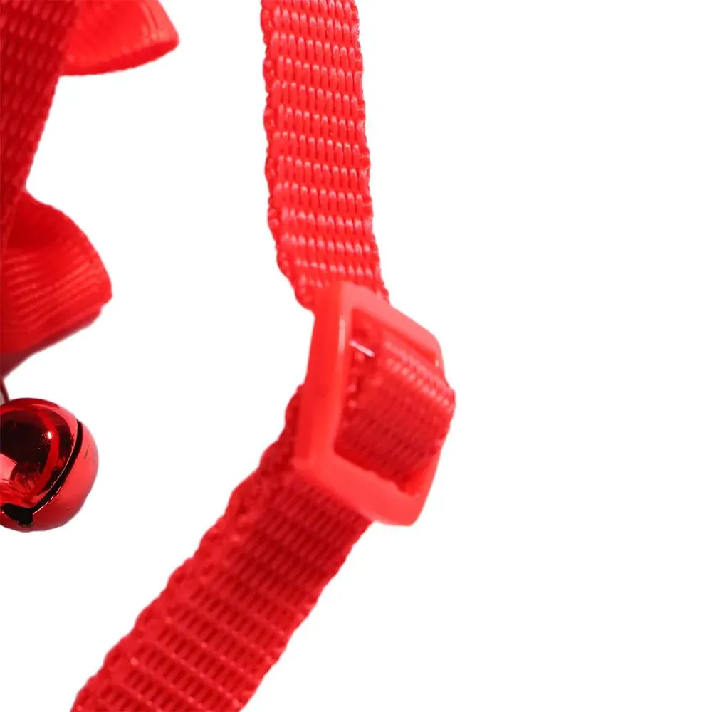 Cute Pet Safery Collar with Plaid Bow and Bell Adjustable Cute Pet Safery Collar with Plaid Bow and Bell Adjustable
