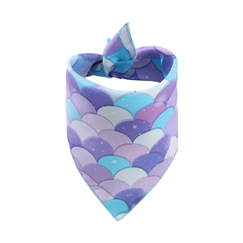 Triangle Scarf for Dogs (19) Comfortable and Soft Fabric: Made from soft, breathable fabric, this pet bandana is designed for comfort. The material is lightweight, ensuring that pets stay cool and comfortable even in hot weather.