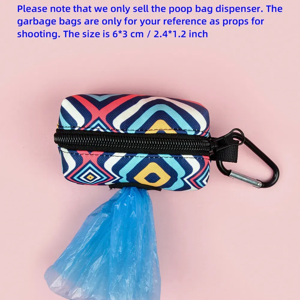Pet Poop Bag Dispenser (3) Ideal for eco-conscious pet owners, this dispenser promotes environmentally friendly waste disposal, reducing the need for single-use plastic bags and keeping walking areas clean.