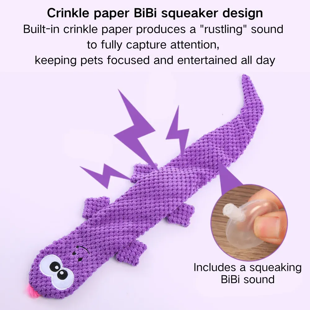 Interactive dog toy with durable canvas and corn plush, perfect for chewing and teething.