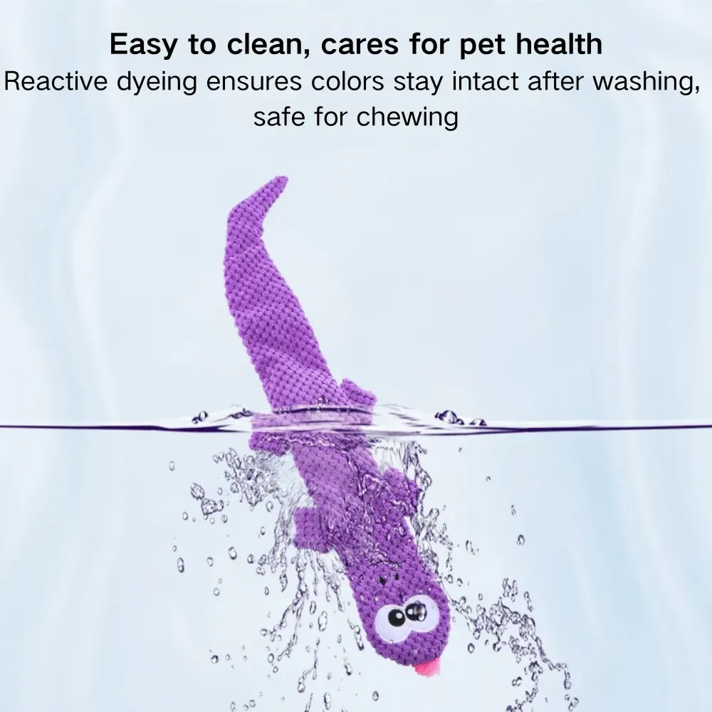 Dog chew toy with Bibi-call, crinkle paper, and dental benefits, great for playful pups.