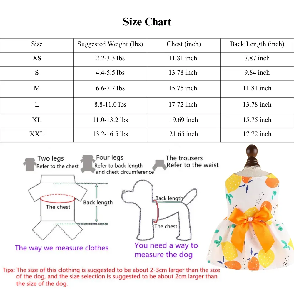 bright orange dog clothes