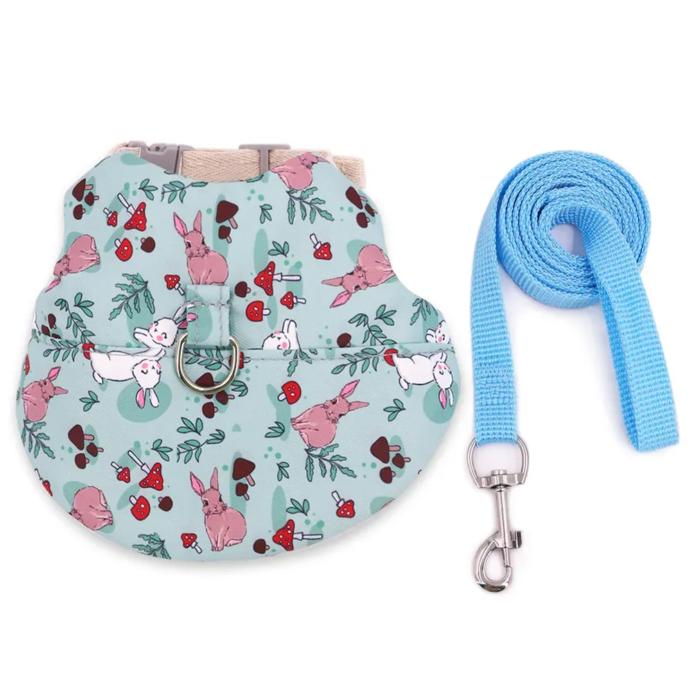 Easy to Use: Simple to put on and take off, this harness set is perfect for those new to pet harnesses. The adjustable straps ensure a custom fit for growing pets.