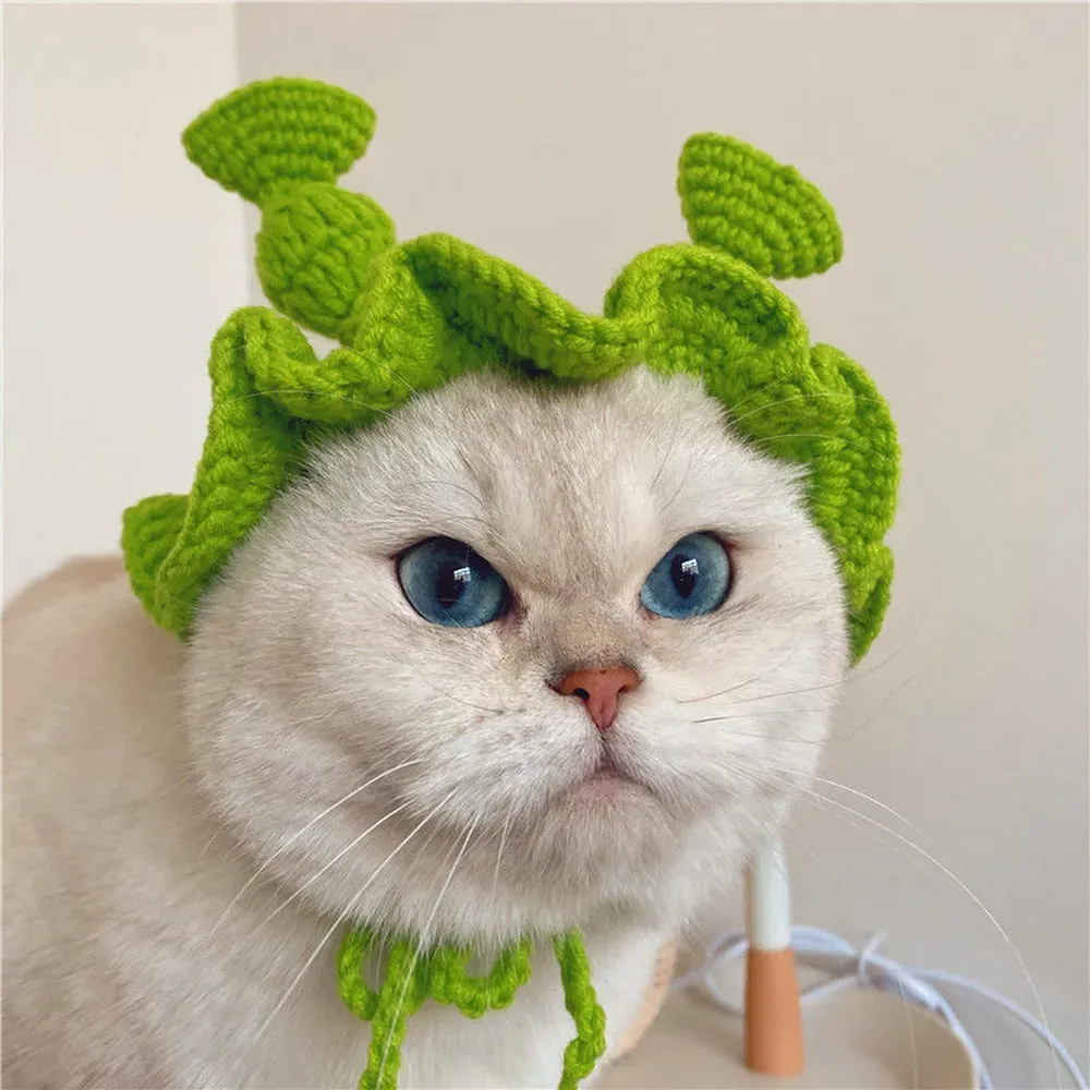 pet Shrek cosplay headpieces (1)_1 Adjustable Shrek pet hat, ideal for small to medium pets