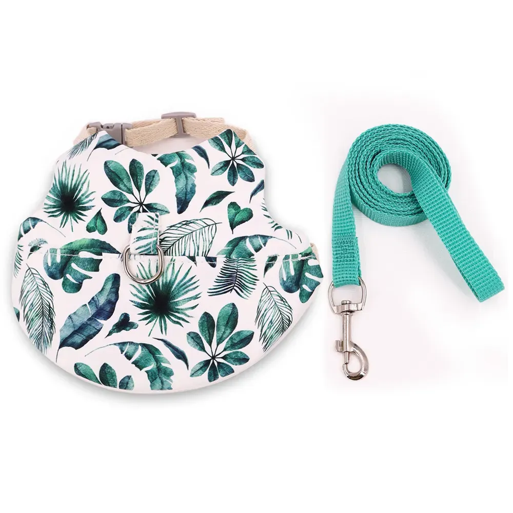 Bunny chest and back harness, pet leash set for outdoor adventures.