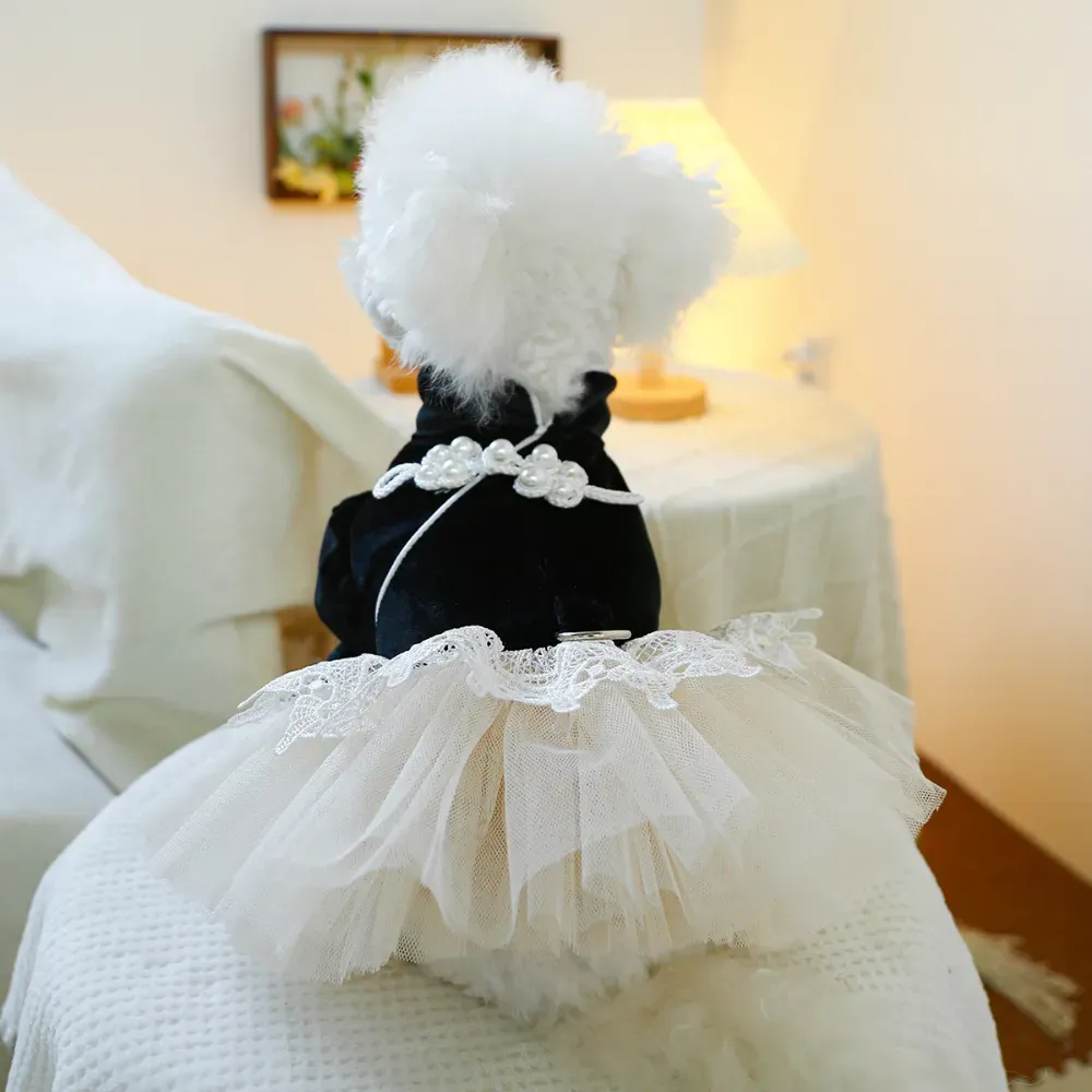 Whether for a birthday, holiday, or special event, this dress is perfect for any celebration. It provides an elegant option for pet owners looking for something unique and fashionable for their pets’ special day.