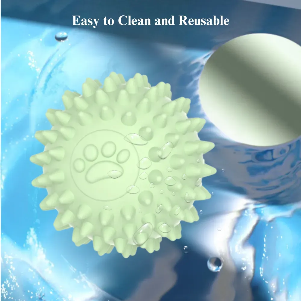 Hollow Paw Print TPR Dog Toy in Assorted Colors