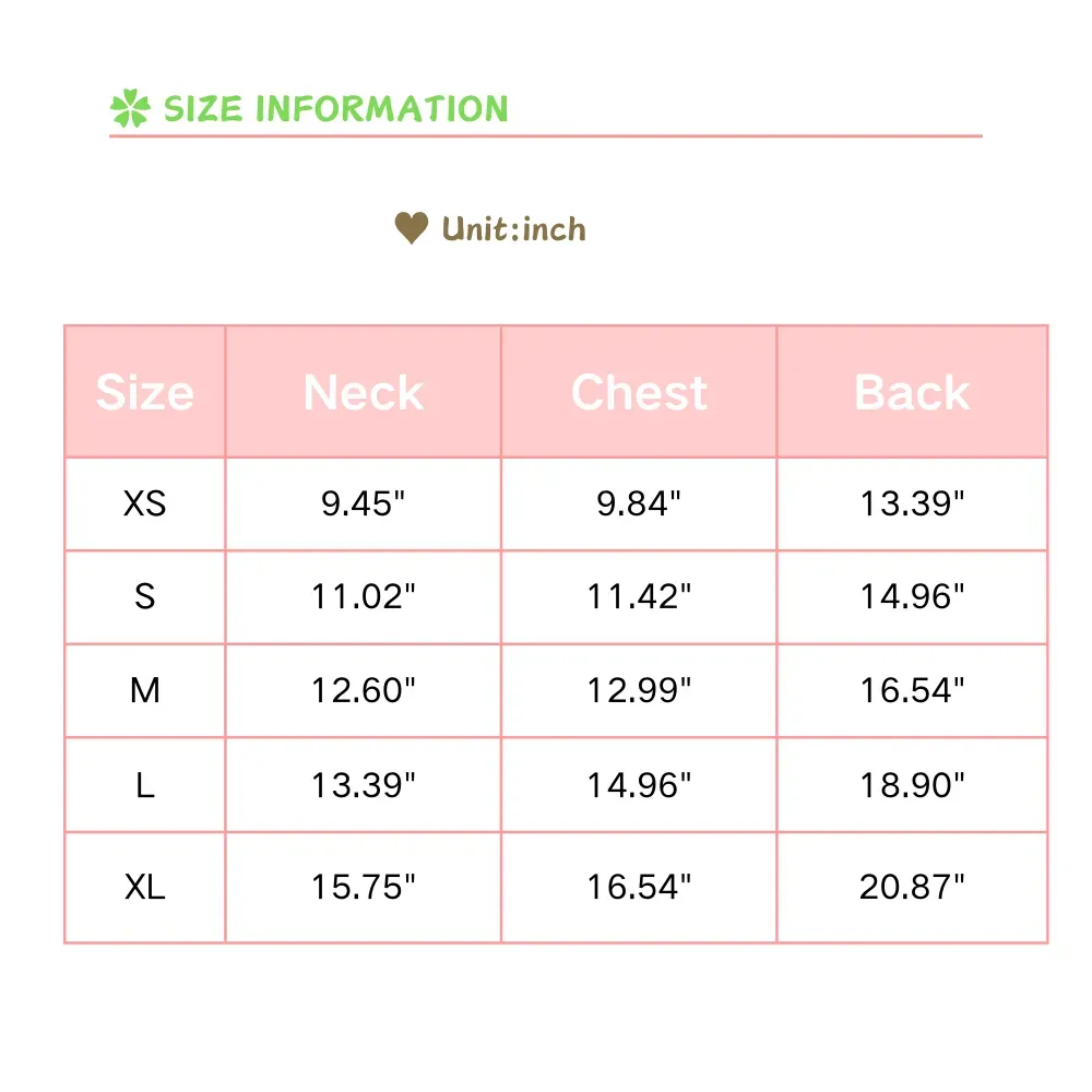 Tailored for various breeds, this summer pet dress is available in multiple sizes, allowing businesses to cater to a wide range of customers.