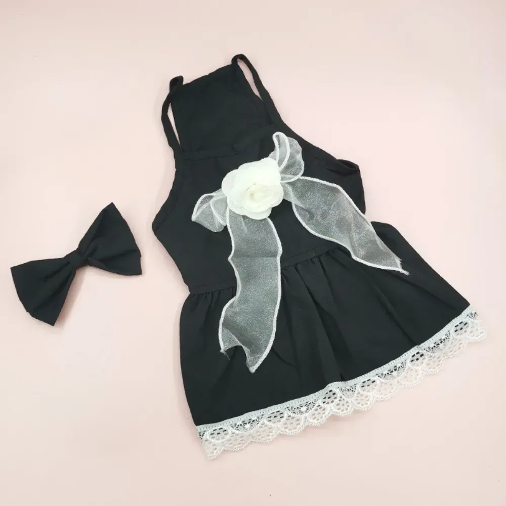 Add a touch of elegance to your pet apparel collection with this beautiful tulle dress, designed with a bowknot detail for a chic look.