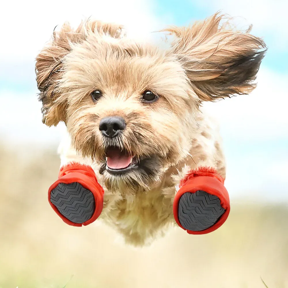 Waterproof, Anti-Slip, and Warm Soft Sole Pet Boots for Wholesale