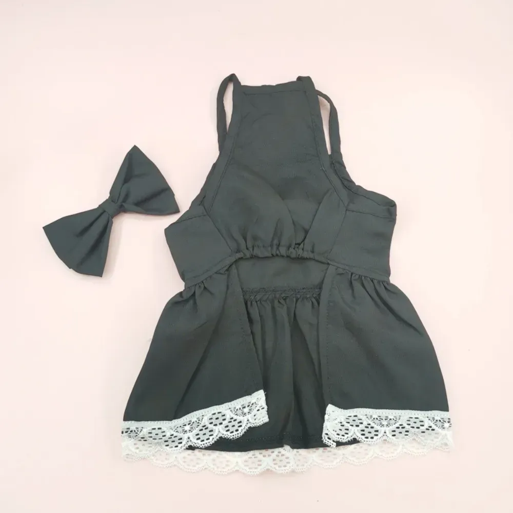 Retailers can attract customers seeking fashionable, special-occasion pet apparel with this charming tulle dress featuring a cute bowknot.
