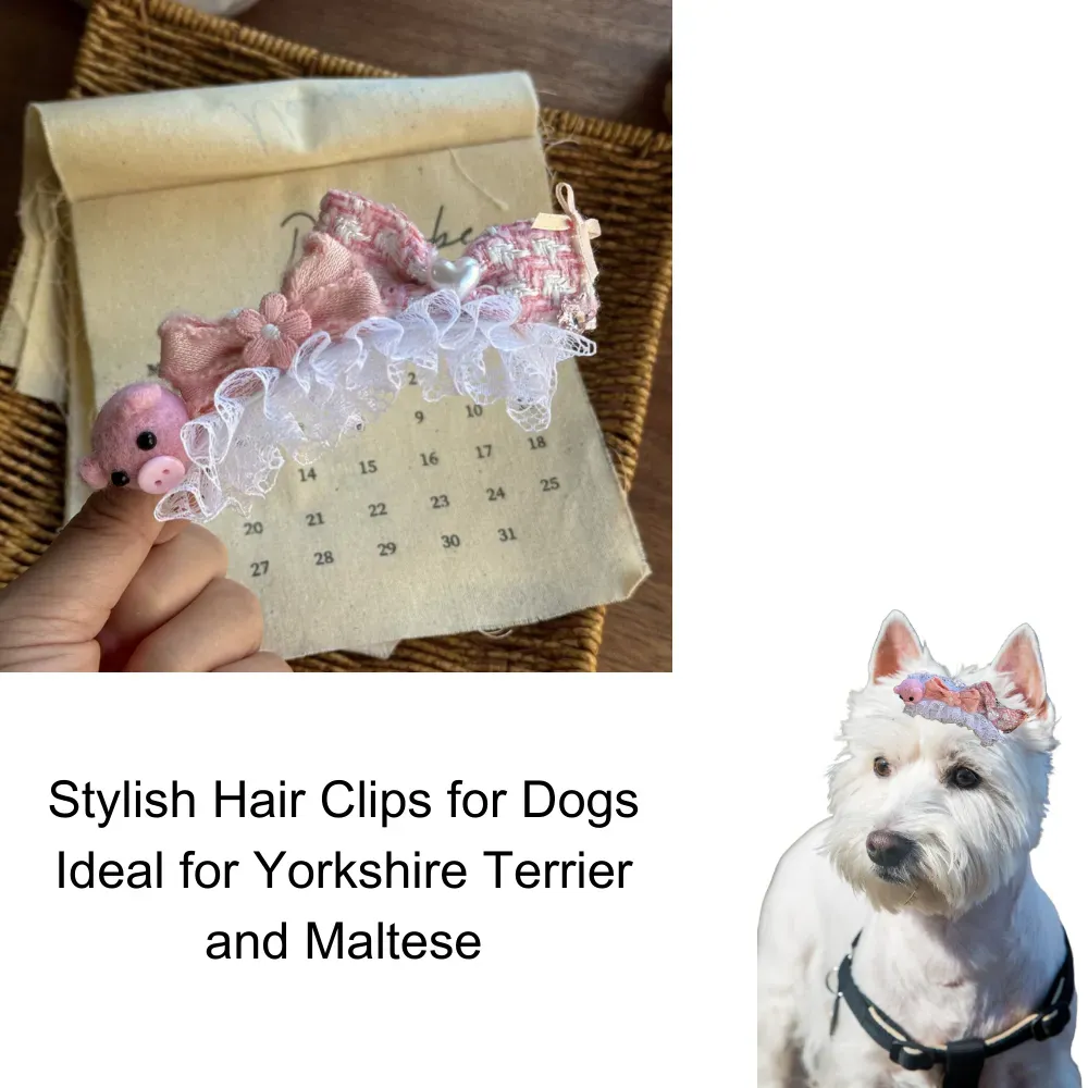 Pet Hair Bows – Headbands for Small Dogs and Puppies