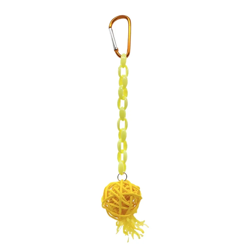 Colorful Rattan Ball Bird Chew Toy