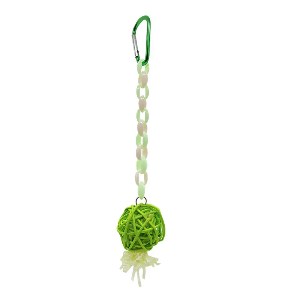 Colorful Rattan Ball Bird Chew Toy
