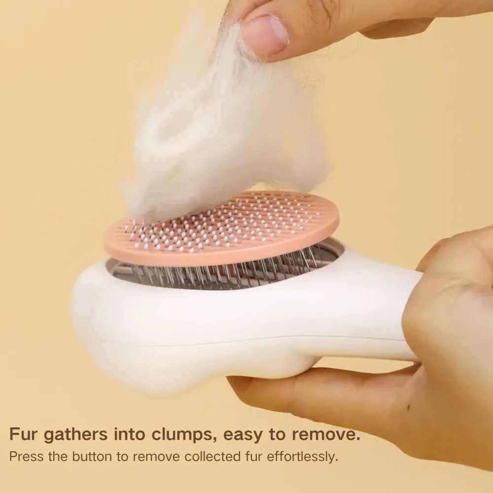 Equipped with anti-slip, smooth, and rounded handles to provide comfort during extended grooming sessions.