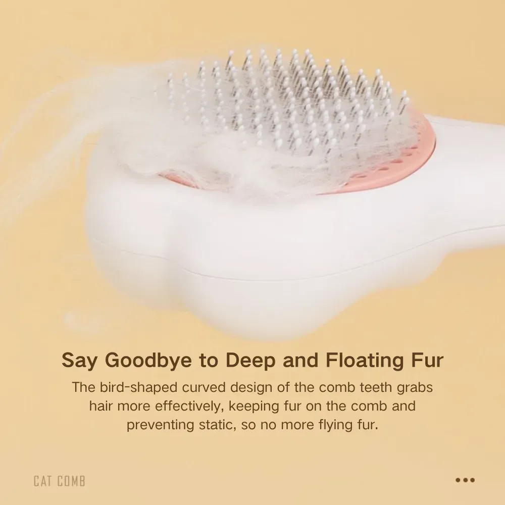 A must-have tool in your pet grooming toolkit, offering both massage and fur removal for a better grooming experience.