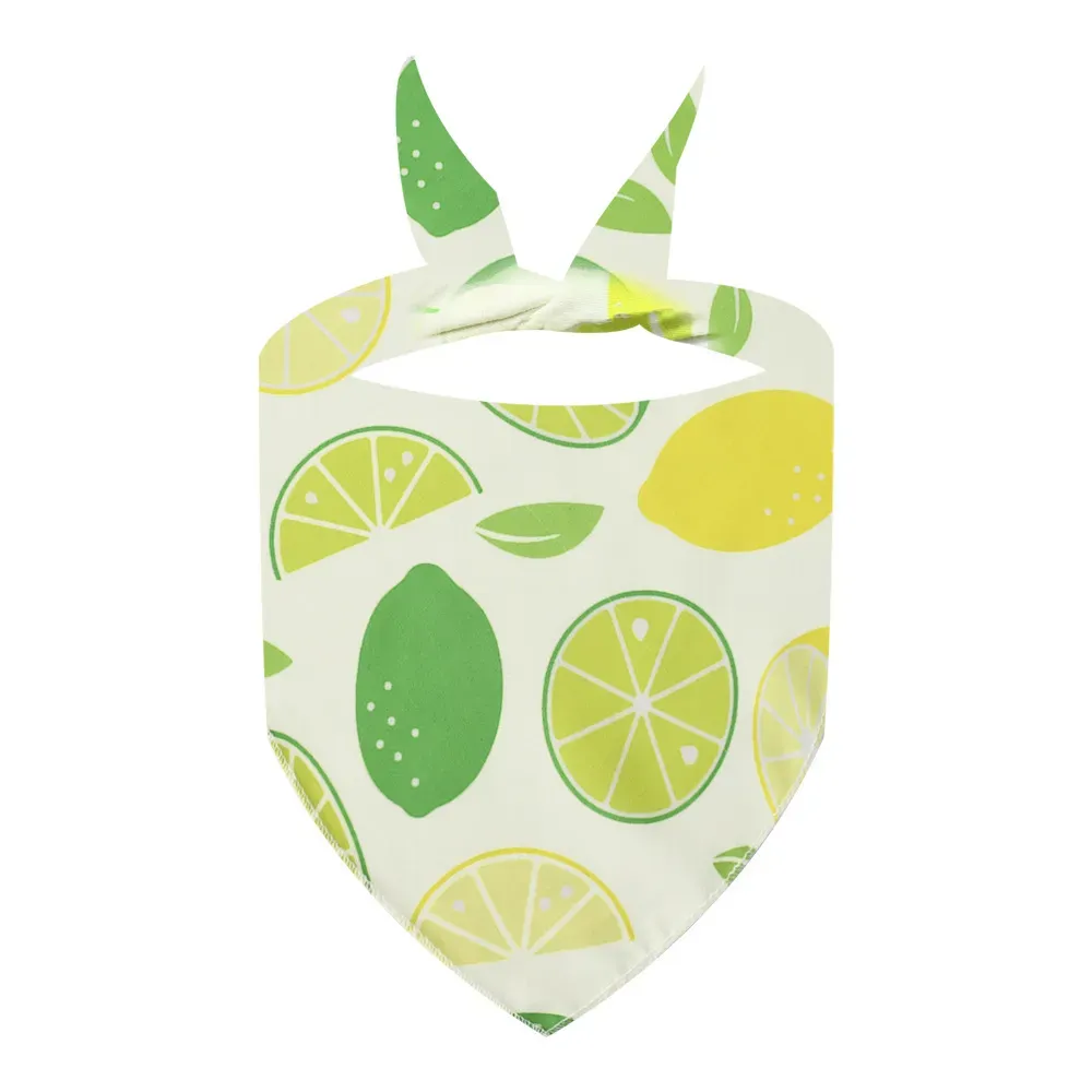 Summer Fresh Fruit Cute Pet Bandana Bib for Pets (12) Gentle on pet’s skin, lightweight and comfy