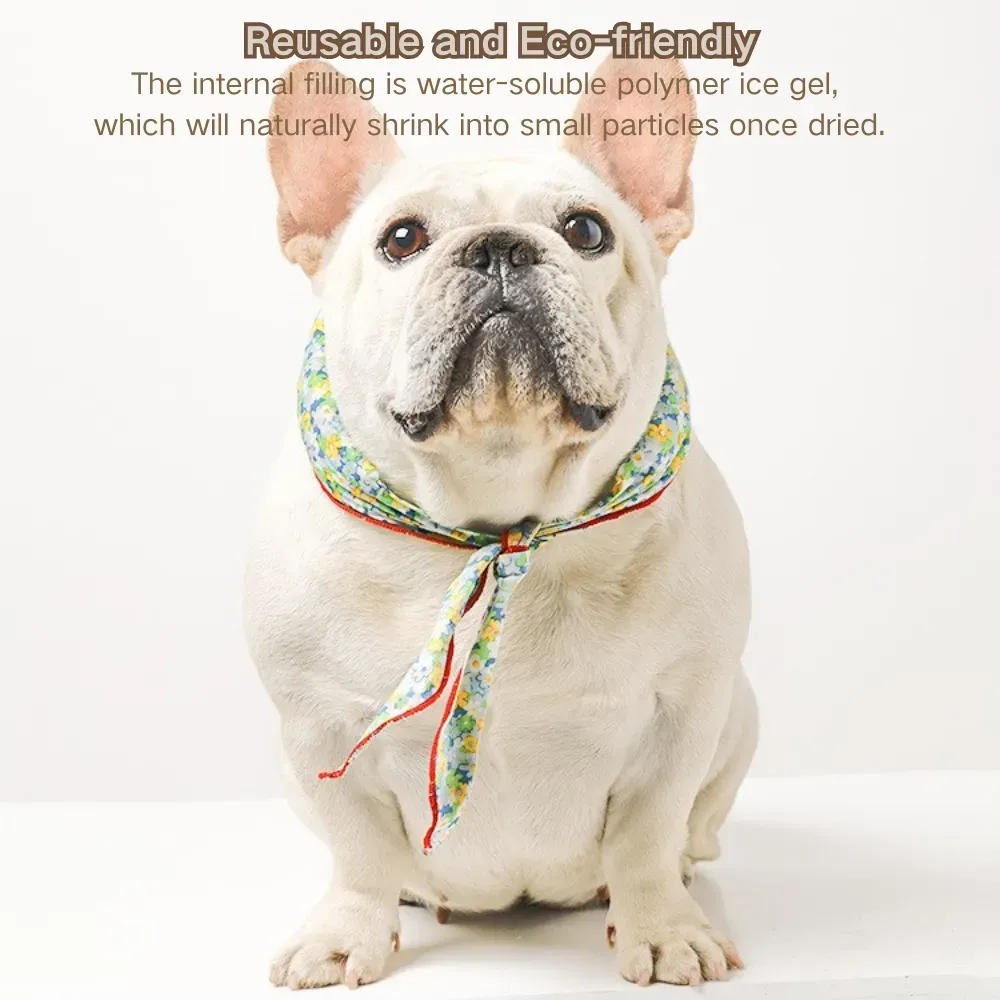 Soft, smooth cooling fabric that ensures comfort for pets without any sticky or uncomfortable feeling.