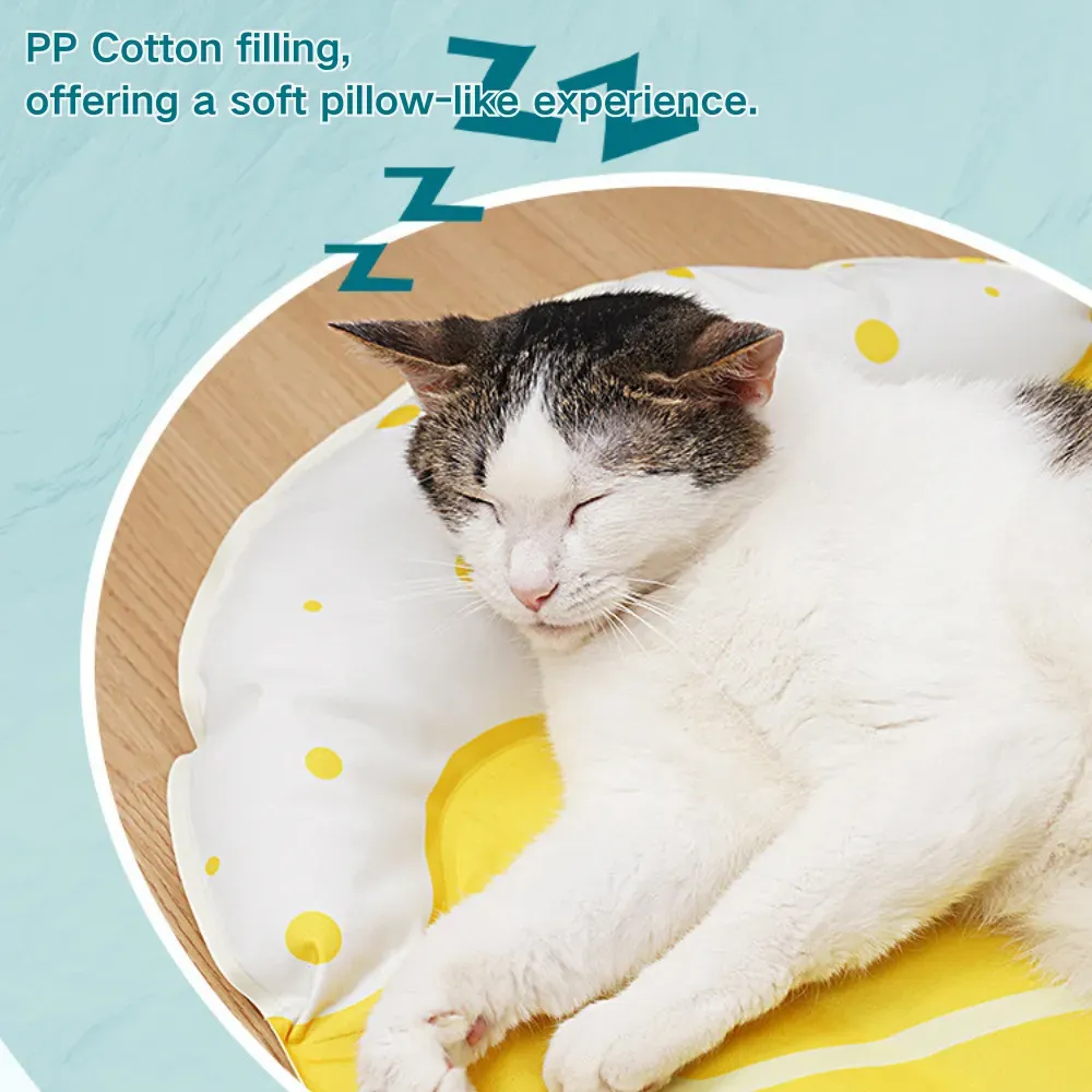 The mat is available in a variety of sizes, providing ample space for pets of all sizes to relax and cool down.